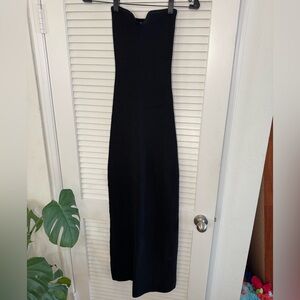 DISSH - black bandeau maxi dress